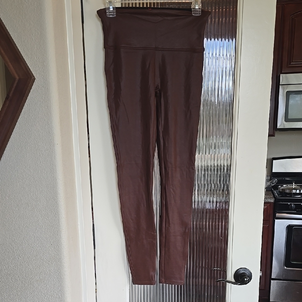 Women's Leather Look Leggings